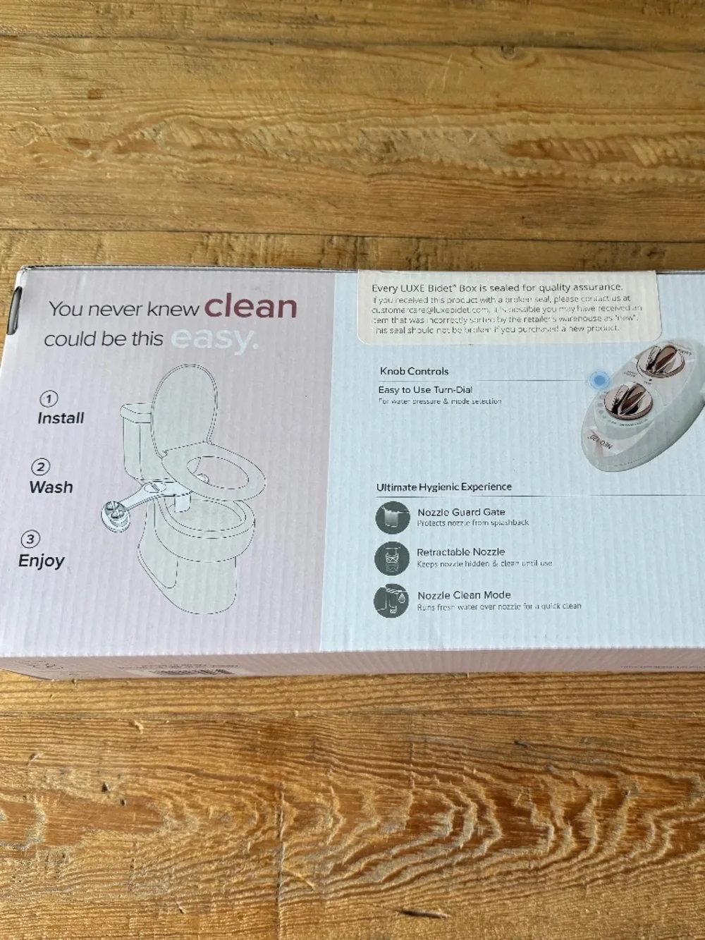Luxe Bidet Neo 120, Rose Gold